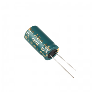 CD11ZL Plug-in алуминиев електролитичен кондензатор
