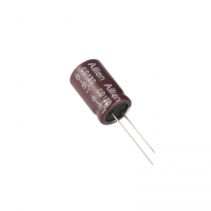 CD13D Високотемпературен тип Алуминиев електролитен кондензатор